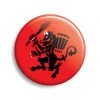 Monsterologist Krampus Rampant Button