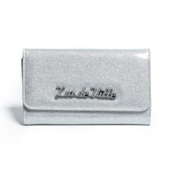 Lux De Ville Lady Lux Wallet In Silver Sparkle ACCESSORIES