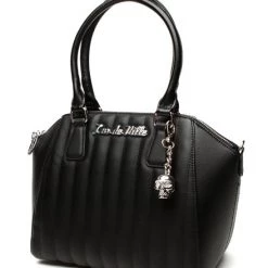 Lux De Ville Lady Vamp Tote In Black Matte