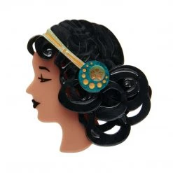 Erstwilder Art Nouveau Collection Mademoiselle Bernhardt Brooch