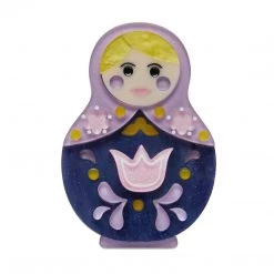 Erstwilder 10th Birthday Collection Matryoshka Memories Brooch ACCESSORIES