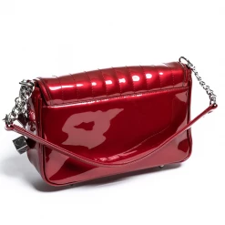 Lux De Ville ACCESSORIES Mini Gambler Tote In Red Shiny