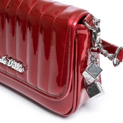 Lux De Ville ACCESSORIES Mini Gambler Tote In Red Shiny