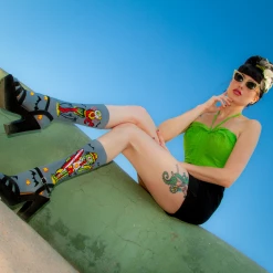 Gumball Poodle Monster Holiday Unisex Dress Crew Socks ACCESSORIES