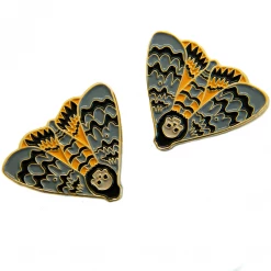 Ectogasm EVERYTHING ELSE Death's Head Moth Enamel Pin Set