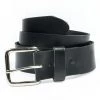 Mascorro Leather Plain Black Leather Belt