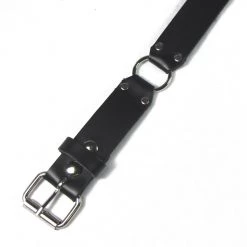 Mascorro Leather Ring Belt In Black NEW ARRIVALS