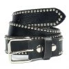 Mascorro Leather Studded Outline Leather Belt In Black