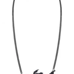 Ole ACCESSORIES Black Bats Acrylic Necklace