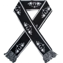 Sourpuss Clothing Nokturnal Bats Knit Scarf