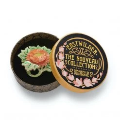Erstwilder Art Nouveau Collection November Reign Brooch ACCESSORIES