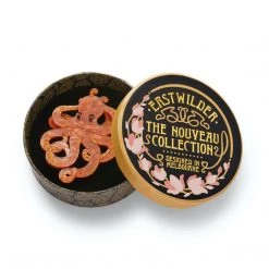 Erstwilder ACCESSORIES Art Nouveau Collection Octopode's Abode Brooch