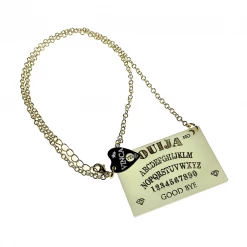 ACCESSORIES Glow-in-the-Dark Ouija Board Necklace By Vinca