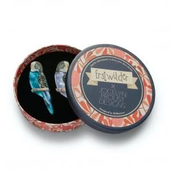 Erstwilder Jocelyn Proust Collection Pair O'Keets Brooch Set ACCESSORIES