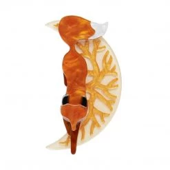 Erstwilder Art Nouveau Collection The Prowling Fox Brooch ACCESSORIES