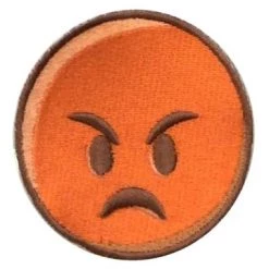 Hollywood Mirror Mad Emoji Patch