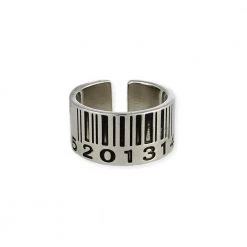 ZAD ACCESSORIES Barcode Ring