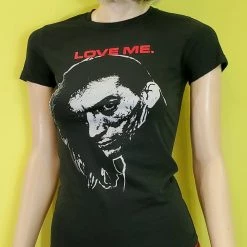 Rock Roll Repeat APPAREL Love Me Women's T-Shirt In Black