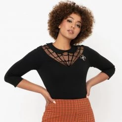 Spiderweb Top By Unique Vintage