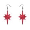 Erstwilder Art Nouveau Essentials Starburst Dangle Earrings - Pink Ripple ACCESSORIES