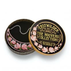 Erstwilder ACCESSORIES Art Nouveau Collection Steel Magnolias Necklace 5 Erstwilder ACCESSORIES Art Nouveau Collection Steel Magnolias Necklace