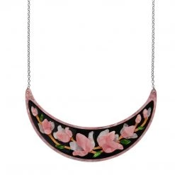 Erstwilder ACCESSORIES Art Nouveau Collection Steel Magnolias Necklace
