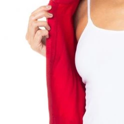 Cielo APPAREL Bolero Sweater In Red