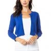 Cielo Bolero Sweater In Royal Blue