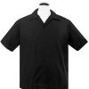 Basic Black Button-Up Shirt By Steady Clothing