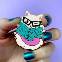 Erstwilder Liz Harry Tall Tails Enamel Pin