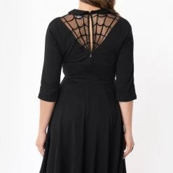 APPAREL Endora Spiderweb Dress By Unique Vintage