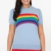 Farrow Rainbow Sweater By Unique Vintage - Size L APPAREL