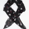 Hello Kitty X Unique Vintage Black Kitty Print Scarf ACCESSORIES