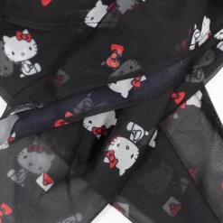 Hello Kitty X Unique Vintage Black Kitty Print Scarf ACCESSORIES