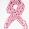Hello Kitty X Unique Vintage Pink Dotted Kitty Print Scarf ACCESSORIES