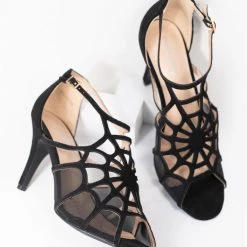 "Charlotte" Spiderweb Heel By Unique Vintage SHOES