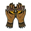 Ectogasm EVERYTHING ELSE Witchy Hands Death's Head Moth Enamel Pin