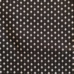 Chocolate USA Black & White Diamond Print Stretch Knit Cropped Cigarette Pants APPAREL