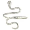 ZAD Metal Snake Armband In Silver