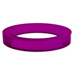 ZAD Purple Lucite Bangle