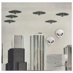 ZAD Alien Post Earrings