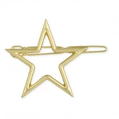 ZAD ACCESSORIES Gold Metal Star Barrette