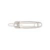 ZAD ACCESSORIES Silver Metal Safety Pin Barrette