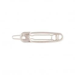 ZAD ACCESSORIES Silver Metal Safety Pin Barrette