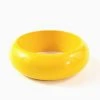 ZAD Wood Bangle - Yellow ACCESSORIES