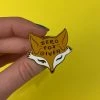 Erstwilder Liz Harry Zero Fox Given Enamel Pin EVERYTHING ELSE