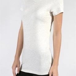 Active Basic APPAREL Basic Cotton Women's T-Shirt In White - Size S