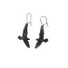Alchemy Of England Black Raven Earrings ACCESSORIES