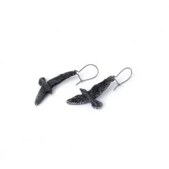 Alchemy Of England Black Raven Earrings ACCESSORIES