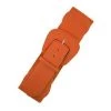 Apple Accessories Faux Leather Stretch Orange - Angled Buckle